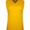 Women's Sleeveless V-Neck T-Shirt - Gold