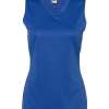 Women's Sleeveless V-Neck T-Shirt - Royal