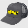 Unisex SECURITY Mesh Trucker Hat – Adjustable Snapback Work Cap