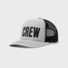 CREW Unisex Mesh Trucker Hat – Adjustable Snapback Crew Cap